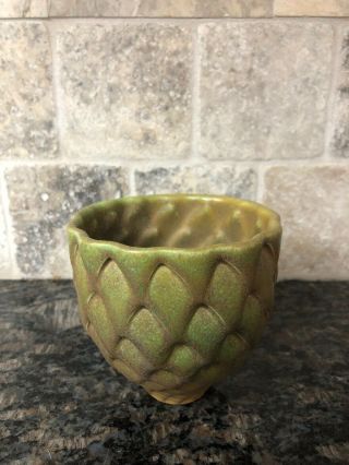 Hand Crafted Art Pottery Vase With Unknown Makers Mark