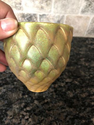 Hand Crafted Art Pottery Vase with Unknown Makers Mark 2