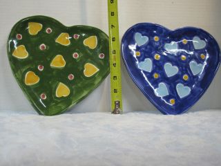 Two Mesa International Heart Plates