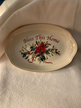 Lenox Winter Greetings Bless This Home Tray 3