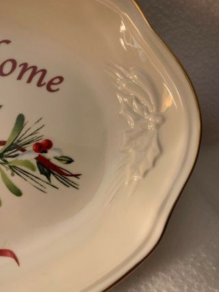 Lenox Winter Greetings Bless This Home Tray 4