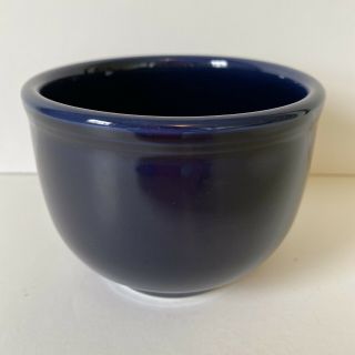 Homer Laughlin China Co.  (fiestaware) Cobalt Blue Chili Soup Bowl - Usa
