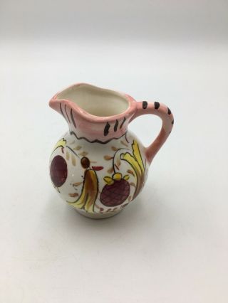 Vintage Hand Painted Miniature Pitcher Made In Japan
