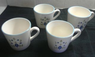 Marcrest Stetson Swiss Chalet Alpine 4 Cups And 5 Saucers 2