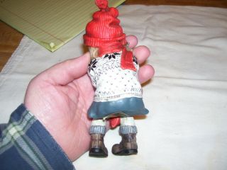 Vintage Candy Designs Norway Pottery Girl Figurine 2