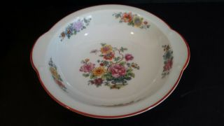 Vintage Thomas Bavaria Fantasy Handled Broth Bowl Porcelain 6 7/8 "