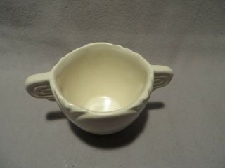 Vintage Haeger Pottery Two Handled Small Sugar Bowl