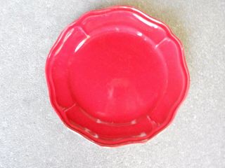 Better Homes And Gardens Simply Fluted Red Garnet 8.  5 " Salad Plate