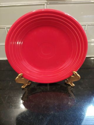 Fiestaware 9 " Scarlet Red Buffet/luncheon Plate