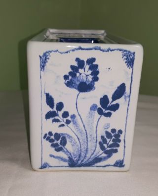 Metropolitan Museum of Art Mottahedeh Reprod Flower Brick Vase 6.  5 