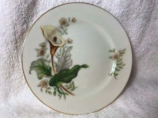 Vintage Grace China Japan Wood - Lily 6.  5 " Bread & Butter Plate - 4 Plates