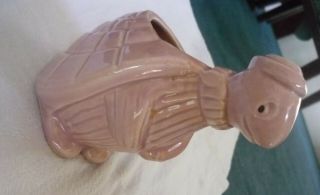 1940s Pink Turtle Planter Pottery Mccoy 205a