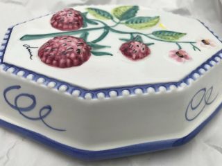 Vintage ABC Bassano Ceramic Mold,  Hand Painted - Made In Italy 3