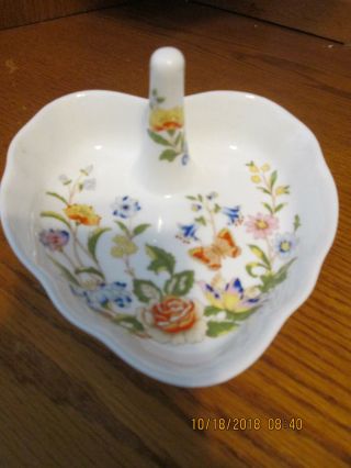 Aynsley Cottage Garden Ring Dish Made In England 4 1/4 "