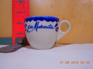 Las Mananitas Restaurant Demitasse Cup By Anfora China,  Made In Mexico