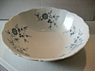 Vintage Seltman Weiden China - W.  Germany - Christina Bavarian Blue - Serving Bowl