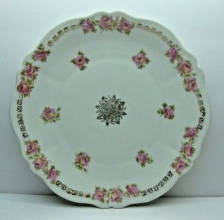 Vintage O&e.  G.  Royal Austria 8.  5 " Floral Design China Plate