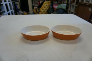2 Vintage H.  F.  Coors China Chefsware Oval Dishes 99