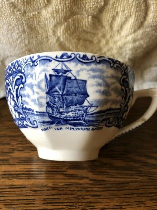 Tea Cup Colonial Times By Crown Decul England