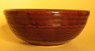 Vintage Marcrest Daisy Dot Stoneware 5 3/4 " Salad Cereal Fruit Soup Bowl - Brown