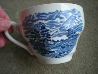 Blue Willow Coffee/tea Cup Kochs Of Scotland Royal Warwick England