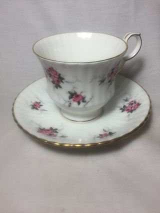 Princess House Hammersley Windsor Rose Tea Cup And Saucer Set