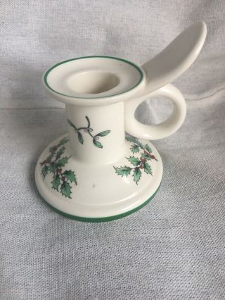 Spode Christmas Tree Candle Stick Holder.  Made In England