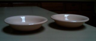 Homer Laughlin Fiesta Ware Desert Bowls Salmon / Pink Color