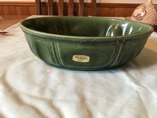 Vintage Royal Haeger Green Oval Ceramic Planter 3929 Usa,