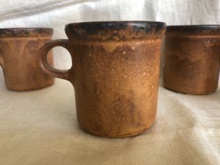 Vintage Mccoy 1412 Canyon Mesa Flat Coffee Mug Dripped 8 Oz