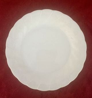 Sheffield Bone White Porcelain Fine China Swirl 6 3/4 " Bread Plates