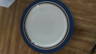 Carousel Stoneware Extra Large Dinner Plate.  802 Blue.
