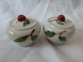 50s Vintage Orchard Ware - Salt & Pepper Shakers - California Ceramics - Exc Cond