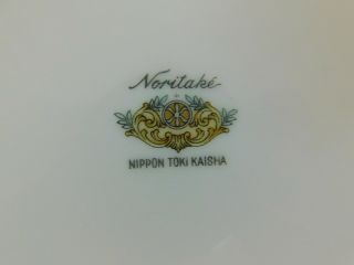 Vintage Noritake Nippon Toki Kaisha China floral pattern saucer 5