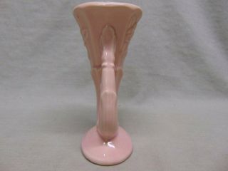 Vintage Shawnee Pottery Pink Horn Vase - Planter 3