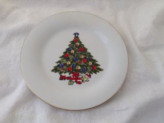 Sea Gull Fine China Jian Shiang - Christmas Tree - Bread & Butter Plate - 7 1/2 "
