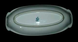 Lovely R S Germany (Prussia) Two Handled Olive Tray - Tulips - 5