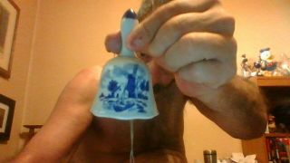 Delft Blue Ceramic Bell 4 Inch
