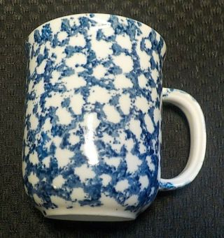 Nwots Folk Craft Sponge Cup By Tienshan Blue/white