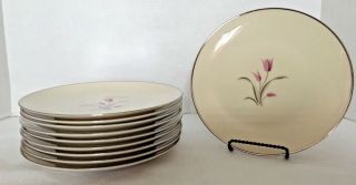 Vintage Franciscan Fine China Carmel Salad Plates Ex Cond Owner