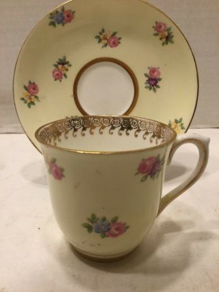 Vintage Colclough Bone China Demitasse Teacup And Saucer