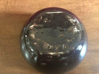 Vintage USA Brown Drip Stoneware Bowl J8 2