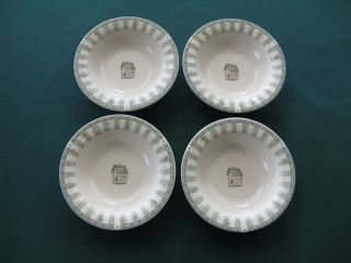 Set Of Four Pfaltzgraff Naturewood 7 1/4 " Cereal/soup Bowls.  In Vgc